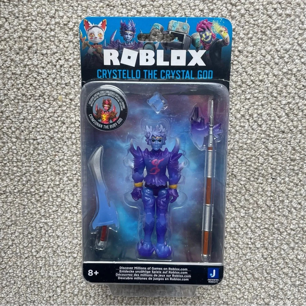 NEW Roblox Imagination Collection  Crystello the Crystal God Action Figure Toy
